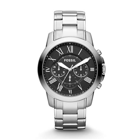 fossil stainless steel watch 5atm.